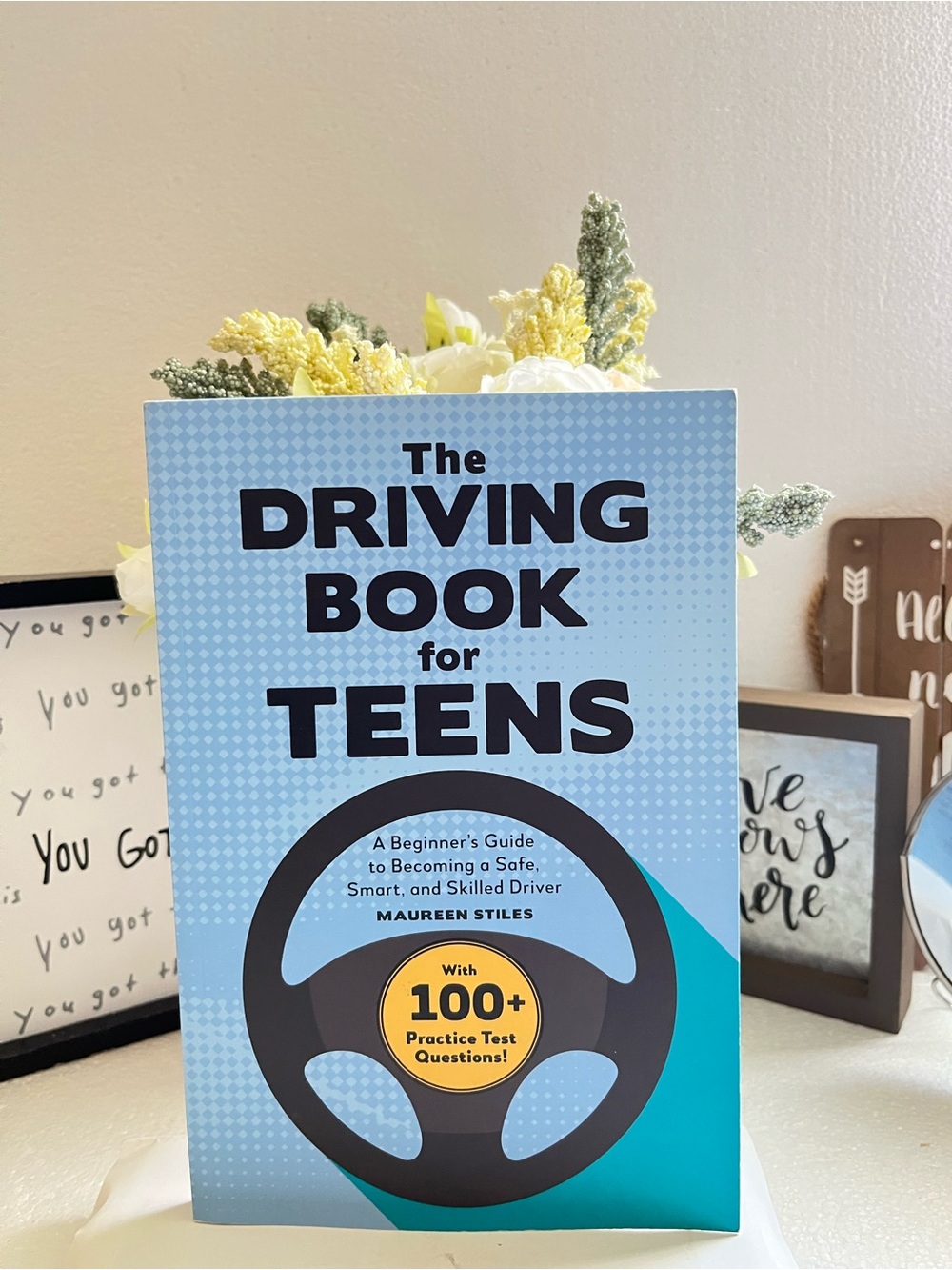 Driving Book for Teens - Blue -